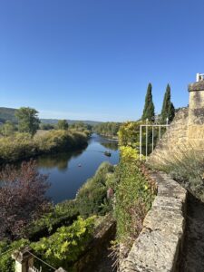 Vue sur la rivière Dordogne 